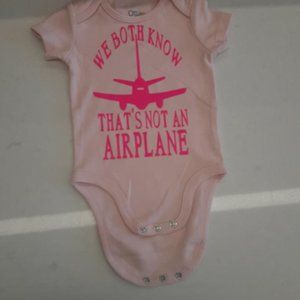 Handmade. Fits 9-months. Onesie. 100% cotton.
